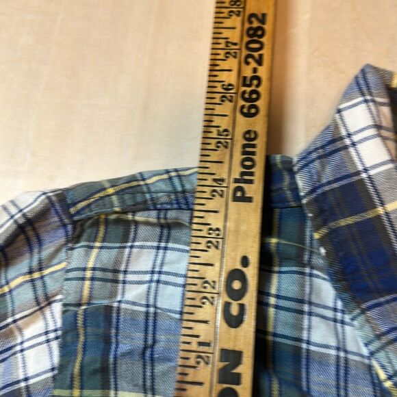 Vintage Woolrich button up plaid‎ long sleeve shirt size L - Picture 2 of 4